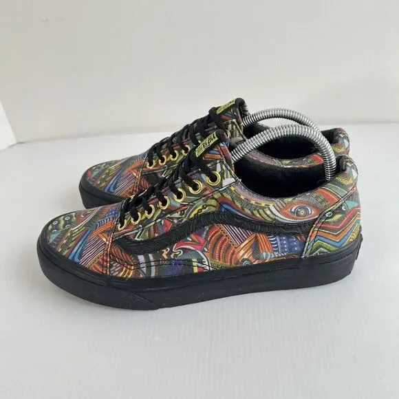 Vans Zio Ziegler Off The Wall Gallery Shoes Men 6.5 Women 8 Rare Multicolor NEW - Picture 6 of 12